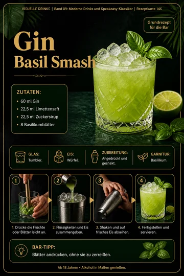 Gin Basil Smash